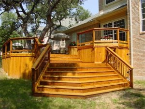 Elevated Deck with Stairs