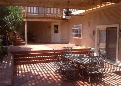 Deck with Slotted Cover